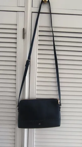 Bolso Anna Field negro con cremallera