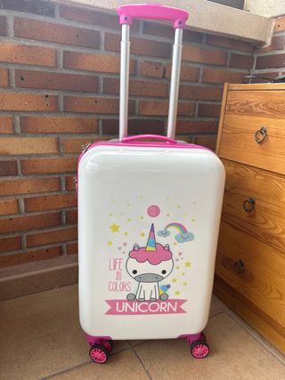Maleta infantil unicornio ruedas