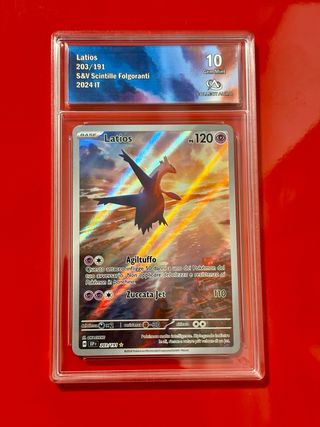 Latios 203/191 Graded 10 Gem Mint ITA