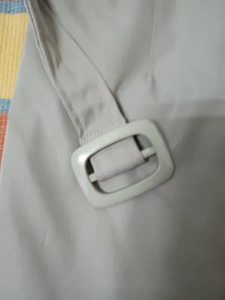 Chaqueta Gabardina Italiana Mujer Beige