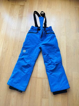 Pantalón de esquí azul y negro T6 (116-122cm)