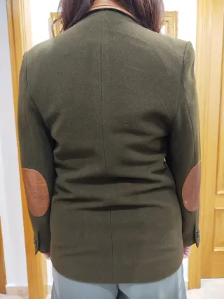 Americana Burberrys Mujer Verde Oliva