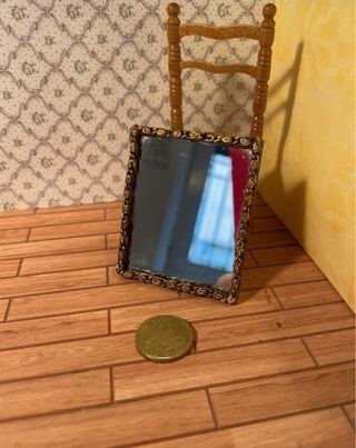 Specchio cornice metallo dollhouse