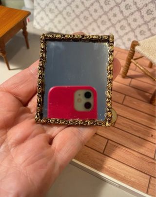 Specchio cornice metallo dollhouse