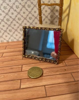 Specchio cornice metallo dollhouse