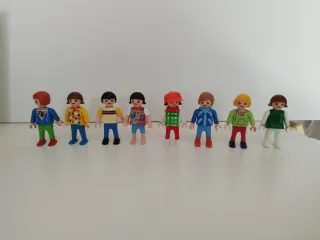 Lote 8 Figuras Niños Playmobil