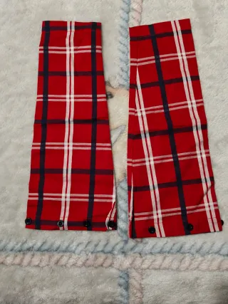 Conjunto Punk Emo Negro y Rojo