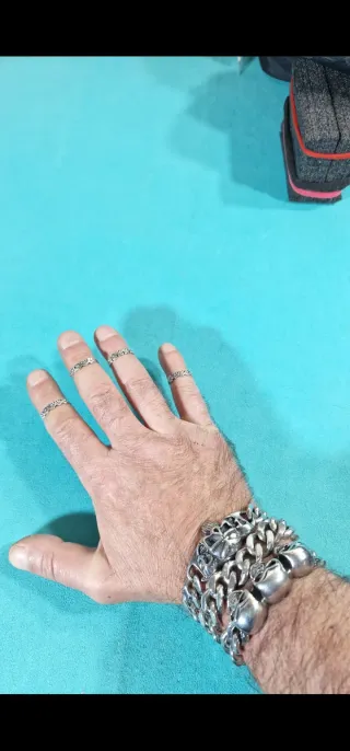 Flor de Plata Aragonesa "Jarillas" AJUSTABLE (3gr)