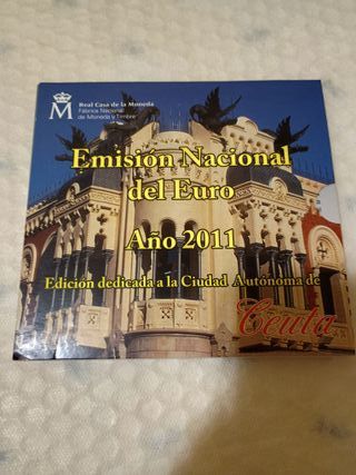 España CCAA Ceuta año 2011 1 céntimo a 2 euros €