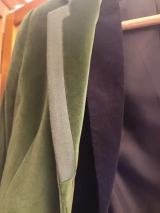 Lote dos chaquetas blazer Terciopelo y Pana