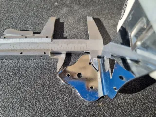 Tailpiece Gretsch G Jet Nickel mod. 1950's