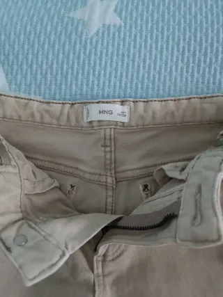 Pantalón niño Mango beige