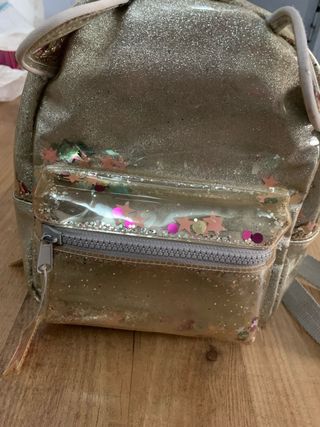 Mochila Zara Niña Purpurina Estrellas