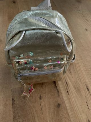 Mochila Zara Niña Purpurina Estrellas