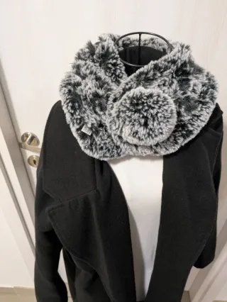 Trench Lungo Nero Penny Lane (Taglia S Over)