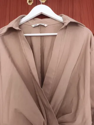 Camisa Zara Beige