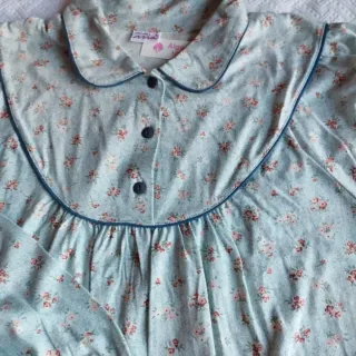 Camisón invierno floral algodón nuevo