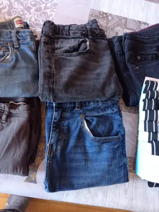 Pack 5 Pantalones Niño 12 años + 7 Boxers