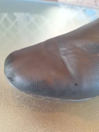 Botas negras piel sintética talla 39