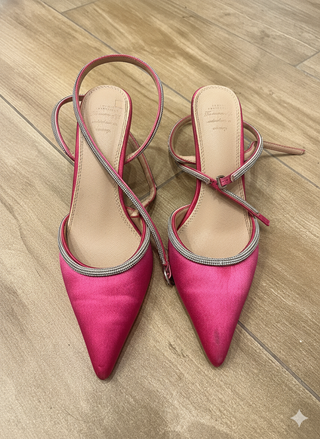 Scarpe décolleté 24Haitch rosa strass 38