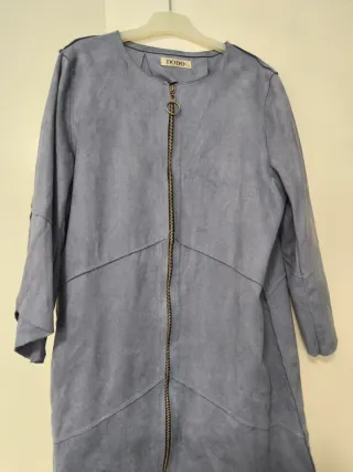 Chaqueta DODO ante azul