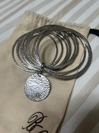 Pulsera Bimba y Lola esclava plateada