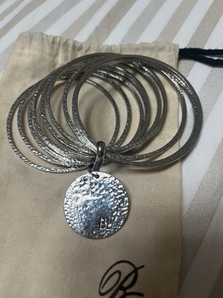 Pulsera Bimba y Lola esclava plateada