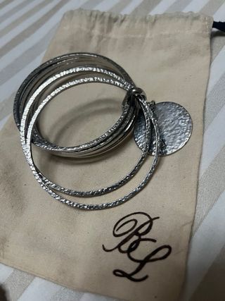 Pulsera Bimba y Lola esclava plateada