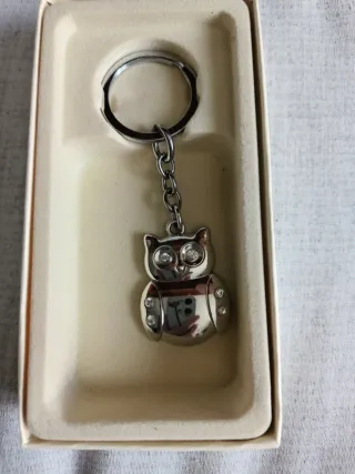 Llavero búho con brillantes