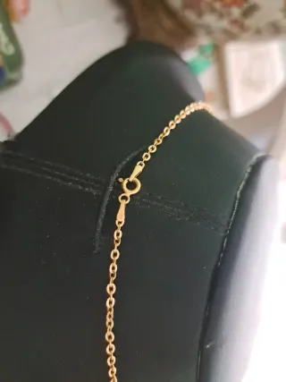 Cadena oro 18k 3 corazones