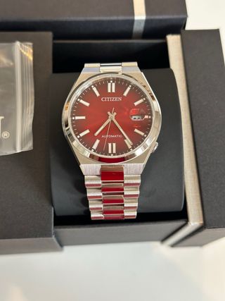 Citizen Tsuyosa Reloj Automático Rojo