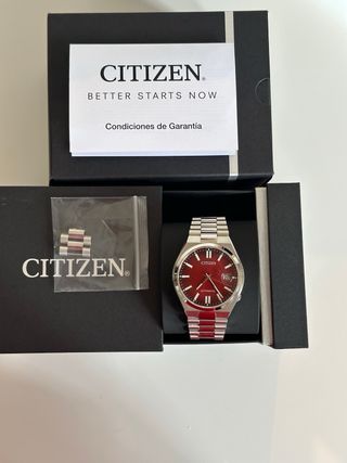 Citizen Tsuyosa Reloj Automático Rojo