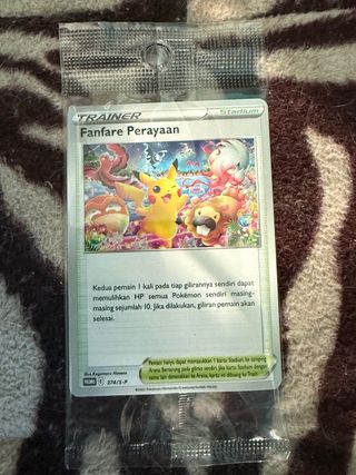 Carta Pokémon Fanfare Perayaan Promo 374/S-P