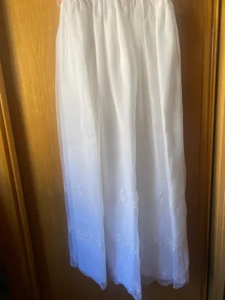 Vestido comunión niña vintage blanco