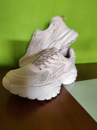 Zapatillas Chunky Rosa y Blancas