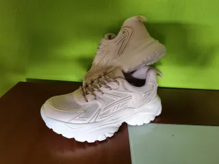 Zapatillas Chunky Rosa y Blancas