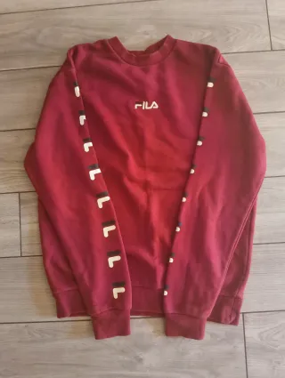 Felpa Fila Rossa Taglia 44 (M/L)