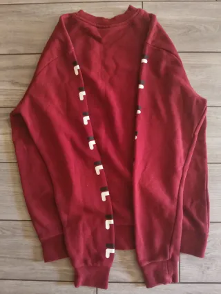 Felpa Fila Rossa Taglia 44 (M/L)
