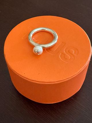 Anillo Tous Plata Perla con oso