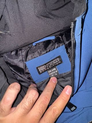 Abrigo Geographical Norway Azul