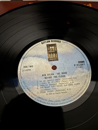 Bob Dylan Before the Flood Japan Press