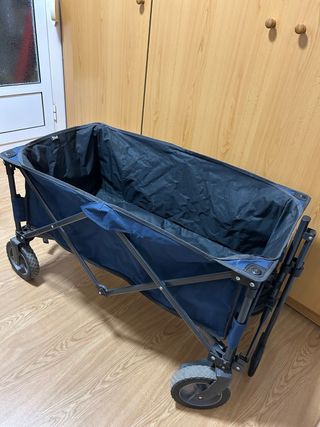Carro Plegable Playa/Camping Azul
