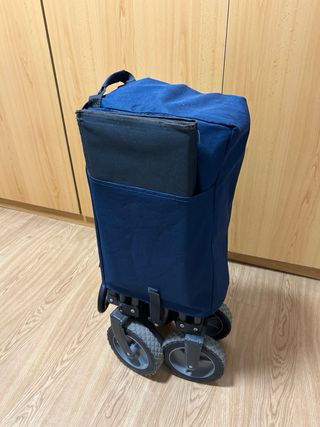 Carro Plegable Playa/Camping Azul