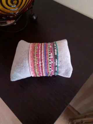 20 Pulseras Elásticas Brillantes Bisutería