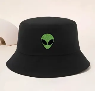 Cappello Bucket Nero Alien