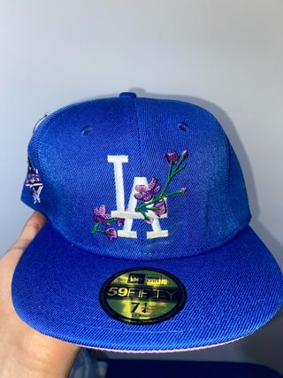 Gorra New Era LA Flores Moradas Azul