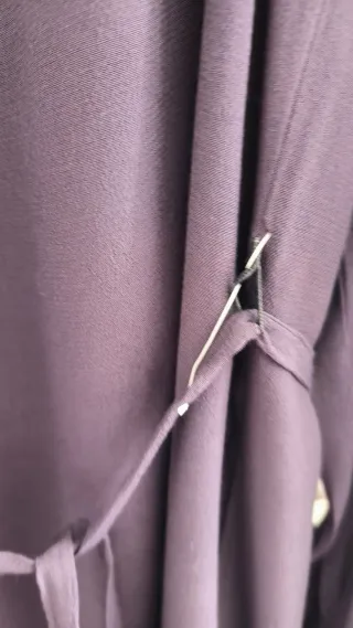 Vestido cóctel Violeta by Mango con etiquetas