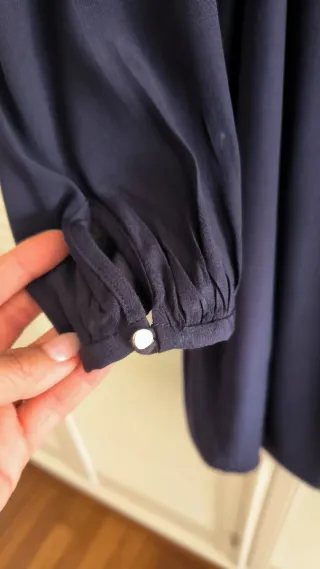 Vestido cóctel Violeta by Mango con etiquetas