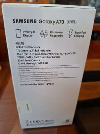 Samsung Galaxy A70 - 128gb e 6gb di RAM