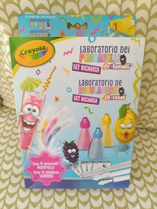 Crayola Laboratorio Rotuladores + Recambios Oloros